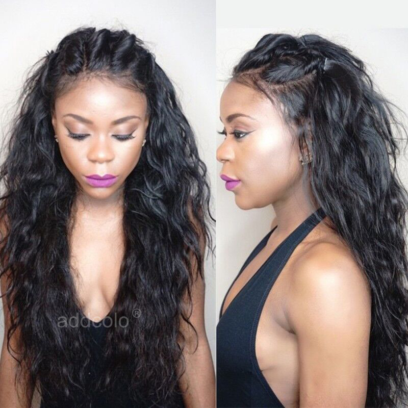 natural wavy lace wig