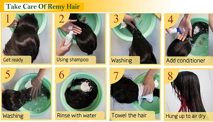 how to wash remy hair