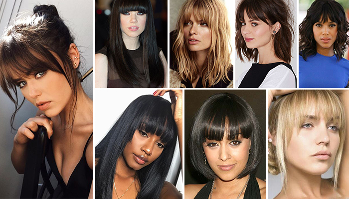 human hair wigs with bangs