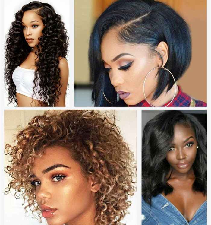 human hair wigs for black women