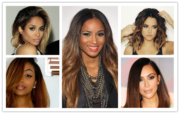 toned color hair wigs