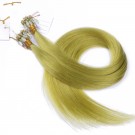 【Addcolo 10A】Micro Loop Hair Extensions Peruvian Hair #Light Green Color