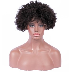 【Wigs】Afro Kinky Curly Lace Front Wig Brazilian Human Hair Wigs for Black Women 