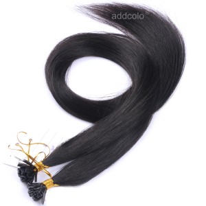 【Addcolo 10A】U Tip Hair Extensions Malaysian Hair Color #1B