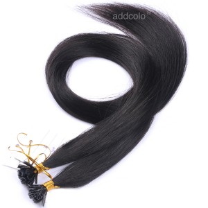 【Addcolo 10A】U Tip Hair Extensions Malaysian Hair Color #1B