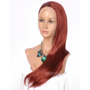 【Wigs】Synthetic Wigs Straight Color #350 Lace Front Wig 