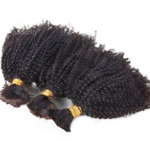 【Addcolo 8A】Bulk Human Hair for Braiding Indian Hair Afro Kinky Curly