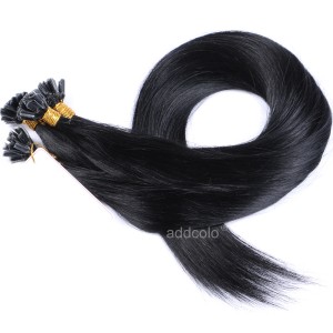 【Addcolo 10A】U Tip Hair Extensions Brazilian Hair Color #1