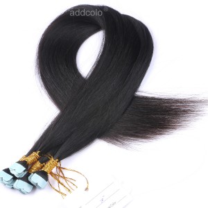【Addcolo 10A】Tape In Hair Extensions Human Hair Natural Color