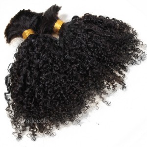 【Addcolo 8A】Bulk Human Hair for Braiding Brazilian Hair Tight Curly