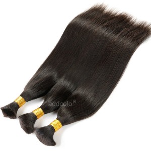 【Addcolo 8A】Bulk Human Hair for Braiding Brazilian Hair Silk Straight