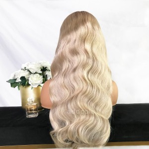Brittany Virgin Hair Full Lace Wigs T4/Milk Tea