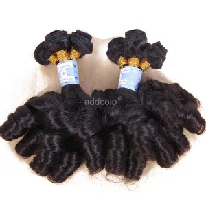 【Addcolo 8A】Hair Weave Indian Hair Bouncy Curly