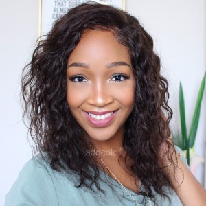 Lace Front Wigs Brazilian Hair Natural Wave Wig Natural Color