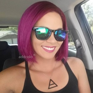Purple Lace Front Wigs Bob Straight & Wavy 2020 Summer Colorful Trendy Wigs