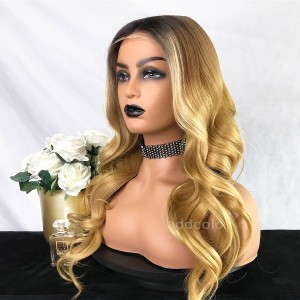 Renee Virgin Hair Full Lace Wigs Balayage