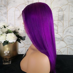 Simone Remy Hair Full Lace Wigs Bright Purple 