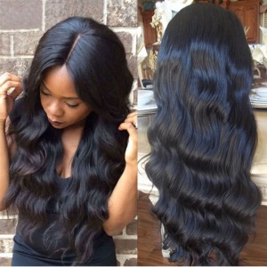 【Wigs】Full Lace Wigs Brazilian Hair Body Wave Wig Natural Color