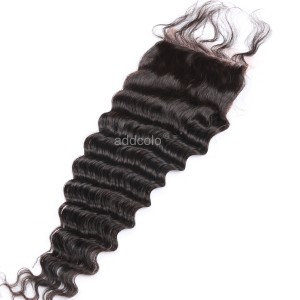 【Closures】Hair Closure Brazilian Remy Hair Deep Wave