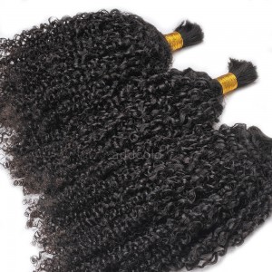 Bulk Human Hair For Braiding Tight Curly