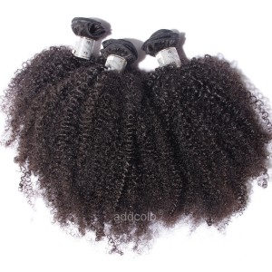 【Addcolo 8A】Hair Weave Indian Hair Afro Kinky Curly