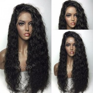 Human Hair 360 Lace Frontal Wigs Natural Color Brazilian Hair Curly Eleven Wig