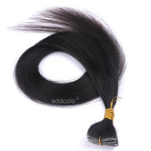 【Addcolo 10A】Tape In Hair Extensions Brazilian Hair Natural Black Color