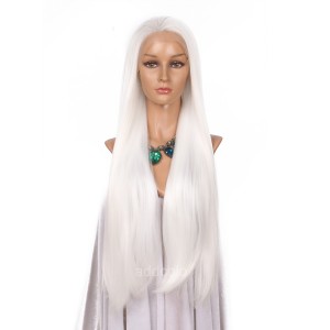 【Wigs】Synthetic Wigs Straight Color #1001 Lace Front Wig 