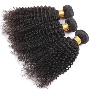【Addcolo 8A】Hair Weave Natural Color Brazilian Kinky Curly Hair Bundles