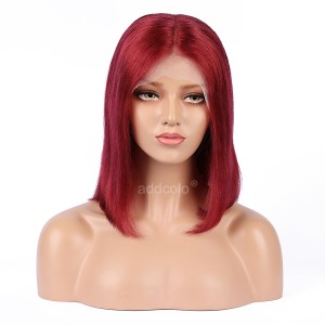 Burgundy Wigs Bob Straight & Wavy 2020 Best Fashion Summer Colorful Lace Front Wigs