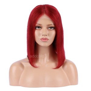 Carmine Red Lace Front Wigs Bob Straight & Wavy 2020 Summer Colorful Trendy Wigs