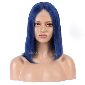 Royal Blue Wigs Bob Straight & Wavy 2020 Summer Best Fashion Colorful Lace Front Wigs