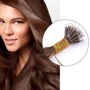 【Addcolo 10A】Nano Hair Extensions Brazilian Hair Color #6