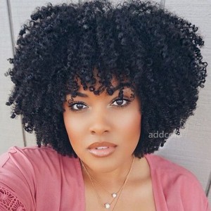 【Wigs】Afro Kinky Curly Lace Front Wig Brazilian Human Hair Wigs for Black Women 