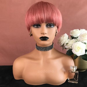 Alisa Remy Hair Full Lace Wigs Pink