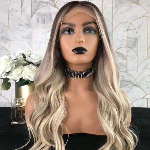 Beverly Virgin Hair Full Lace Wigs Balayage