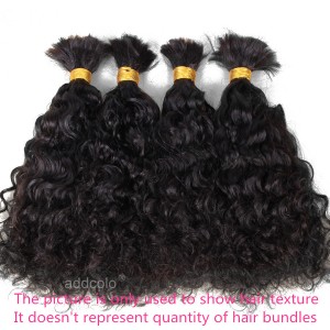 【Addcolo 8A】Bulk Human Hair for Braiding Brazilian Hair Loose Curly
