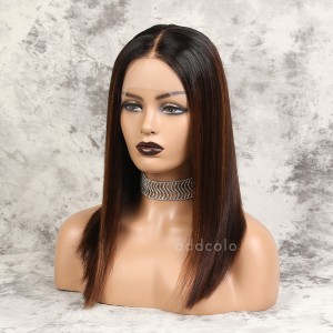 Cherisse Remy Hair Lace Front Wigs #1BT4H30 Balayage