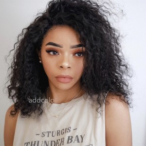 New Arrival Curly Lace Front Wigs Natural Color Human Hair Brazilian Hair Wig 