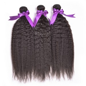 【Addcolo 8A】Hair Weave Brazilian Hair Kinky Straight