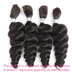 【Addcolo 8A】Bulk Human Hair for Braiding Brazilian Hair Loose Wave