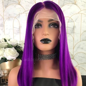Simone Remy Hair Full Lace Wigs Bright Purple 