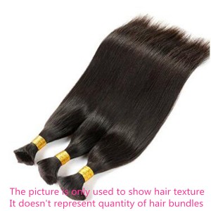 【Addcolo 8A】Bulk Human Hair for Braiding Brazilian Hair Silk Straight